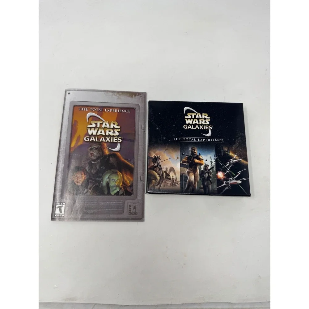 Star Wars Galaxies The Total Experience‎ PC 2005 LucasArts 5-Disc Set Big Box